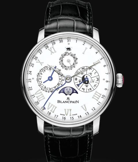 Review Blancpain Villeret Watch Review Calendrier Chinois Traditionnel Replica Watch 0888F 3431 55B